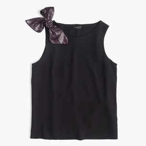 J. Crew Tops - NWT J. Crew Drapey Tank with Shoulder Bow J. Crew Tops - NWT J. Crew Drapey Tank with Shoulder Bow